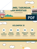 Konsumsi, Tabungan, Dan Konsumsi - Kelompok 10