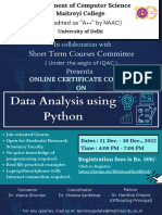 Data Analysis Using Python