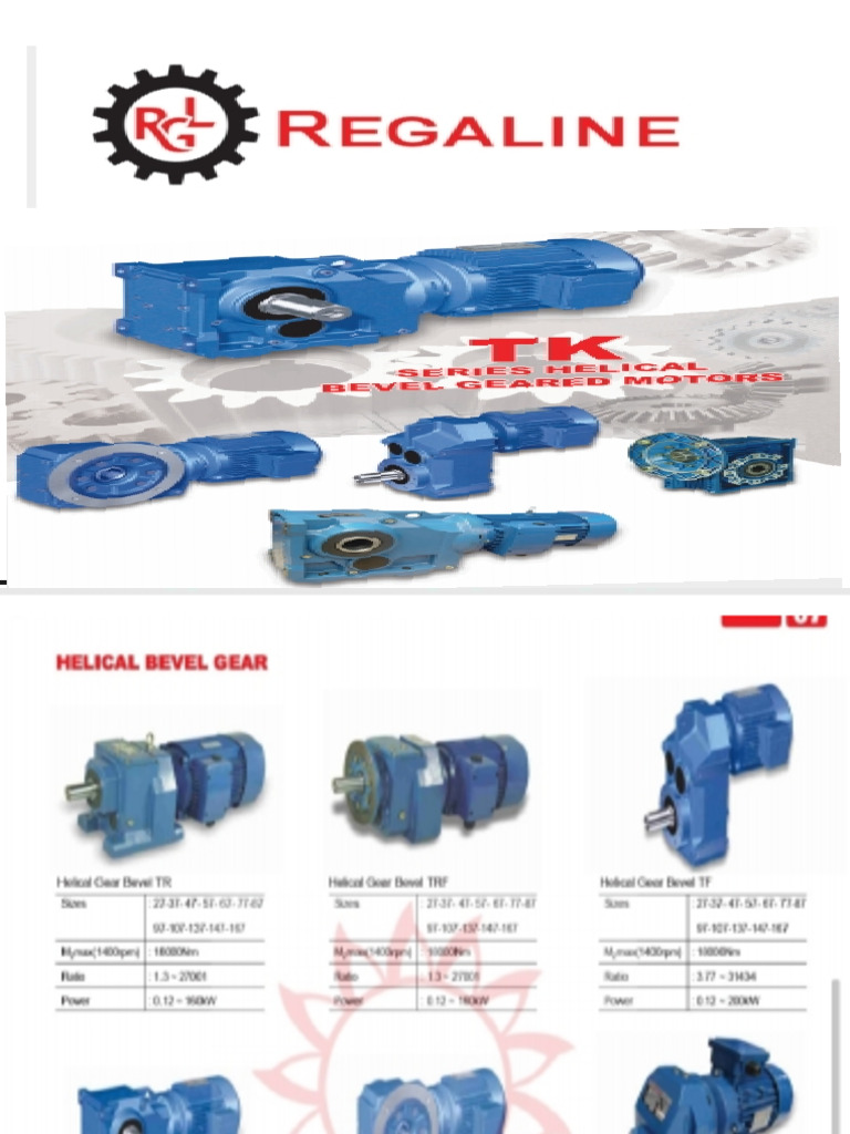 Brosur-Helical Bevel REGALINE | PDF