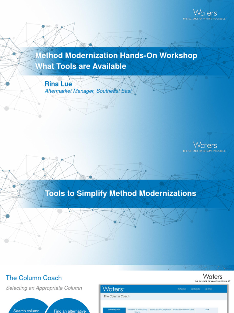 Column Selection Workshop Guide | PDF | High Performance Liquid ...