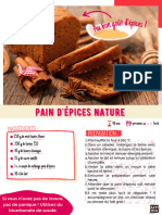 Fiche Recette Pain Depices