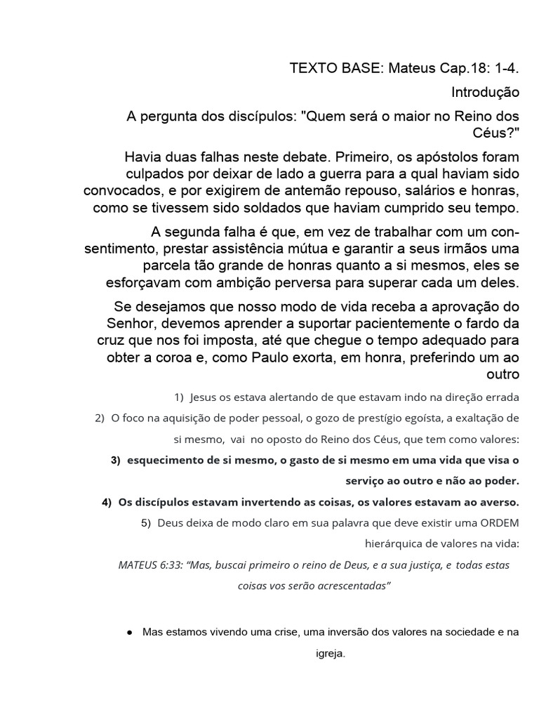 Valores Invertidos | PDF | Jesus | Humano
