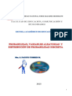 Separata de Probabilidad Variables Aleatorias Distribución Binomial Cnea 2023