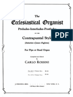 ROSSINI, Carlo - The Ecclesiastical Organist 1