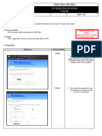 Is Ticketing System Procedure