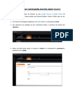 ARRIS TG1672 Manual para Cambio de Contraseña Router