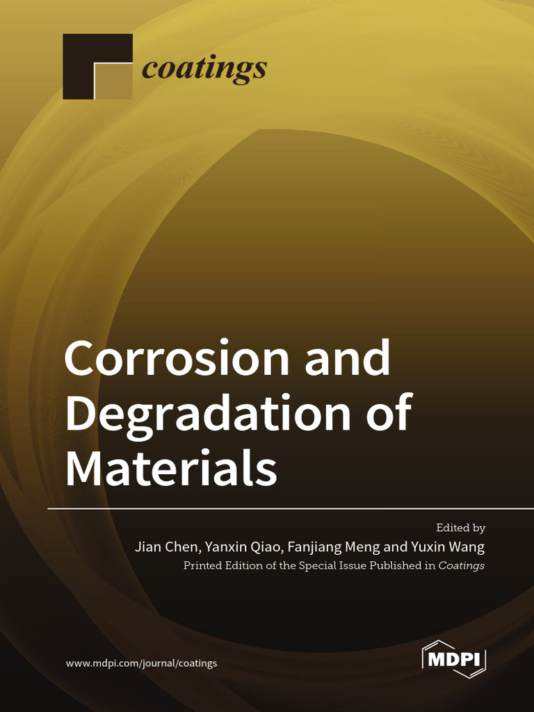 Corrosion and Degradation of Materials | PDF | Corrosion