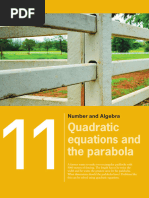 Quadratic Equations and The Parabola