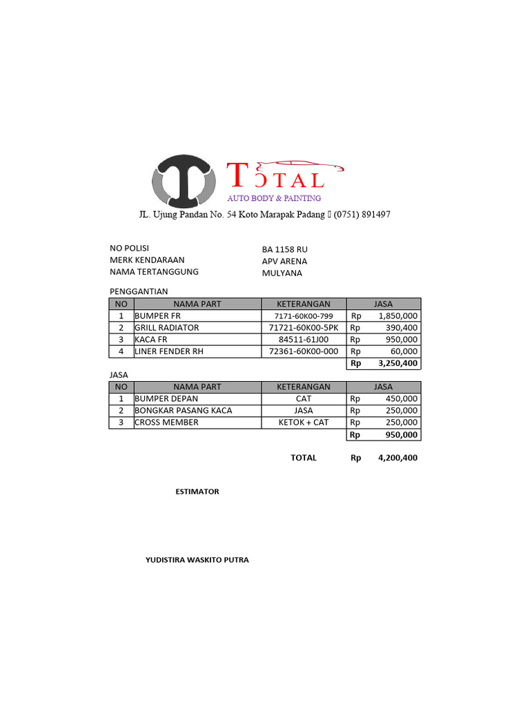 KWITANSI | PDF