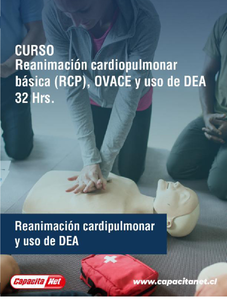 Guía de RCP: Compresiones y DEA | PDF | Reanimación cardiopulmonar ...