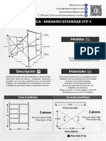 Andamios Ligeros Galvanizados Tradicionales 5 Peldanos STP1