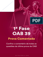 OAB 39 Prova Comentada