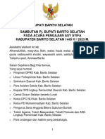 Sambutan Pengajian Asy Syifa. 03 Agustus 2023