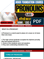 50 Hour Foundation Course Complete English Pronoun Class 1 1