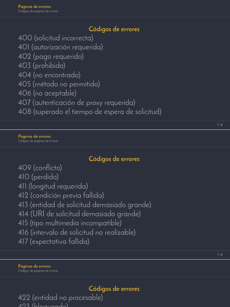 Códigos de Error HTTP y Configuración .htaccess | PDF