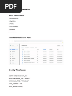 Snowflake Document