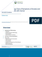 2023 ASCO Guideline For Anxiety and Depression in Adults With Cancer