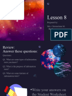 Lesson 8 NLC