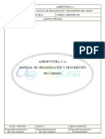 Manual de Organizacion AGROFUTURA CA