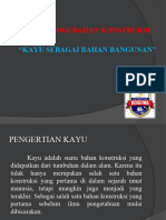 Kayu Bangunan