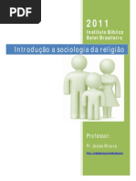 APOSTILA betel - Sociologia da religião