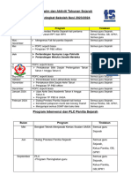 Takwim Dan Aktiviti Tahunan Panitia Sej 2023 2024