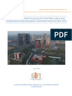 QA QC Guidelines For Building Construction in GIFT City