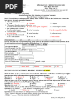 ĐỀ 8-PRACTICE TEST CUỐI KỲ I-KEY