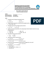 Soal Sas MTK 9 Ganjil