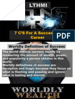 7 C's For A Successful Career