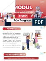Bahasa Indonesia - 9 SMP - Teks Tanggapan