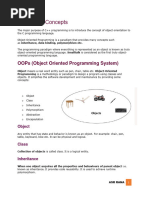 1 C++ OOPs Concepts