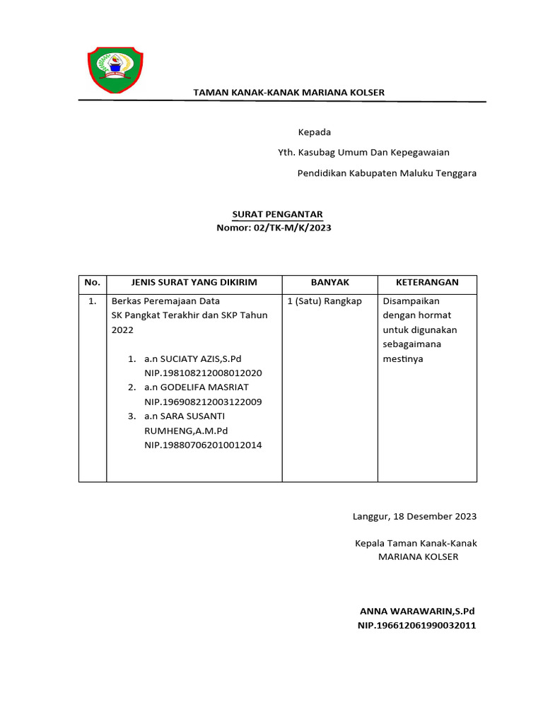 Surat pengantar tk pdf