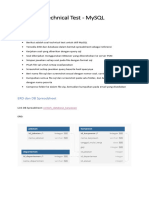 Technical Test - MySQL v2