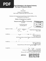 Download FRM Ch 4  5 Supply Chain Strategies in the Apparel Industry the Case of Victorias Secret by Harsh Nagar SN69627489 doc pdf