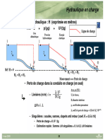 Hydraulique en Charge
