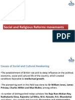 Social and Religious Reforms Movements