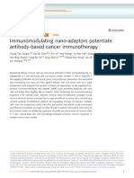 Paper 3 - Immunomodulating Nano-Adaptors Potentiate Antibody-Based Cancer Immunotherapy