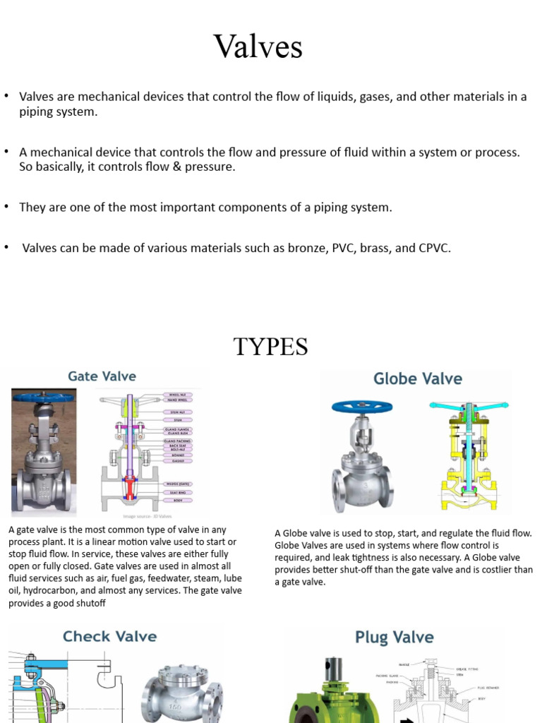Valves | PDF | Valve | Civil Engineering