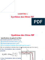 Chap1 - Présentation3 - Synthèse Des Filtres Numériques