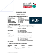 Thinner MSDS