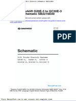 Daewoo Forklift G20e 3 To Gc30e 3 Electric Schematic Sb2216e00