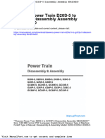 Daewoo Power Train d20s 5 To Gc33p 5 Diassembly Assembly Sb4254e00