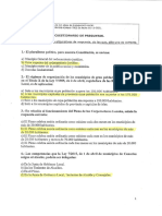 Plantilla Correctora Del Ejercicio Tipo Test. Plaza de Trabajador A Social