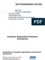 Computer Organisation Processor Architecture