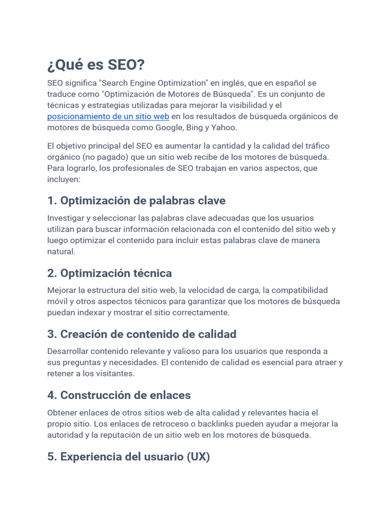 Seo 1 | PDF | Crecimiento personal y profesional
