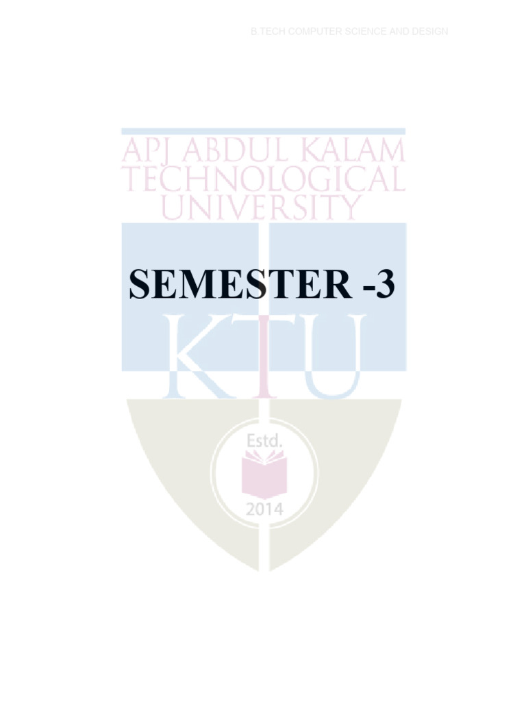 Computer Science and Design s3 & s4 | PDF