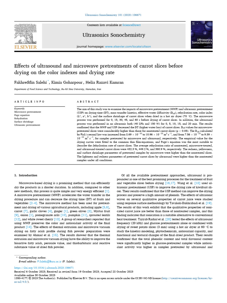 effects-of-ultrasound-and-microwave-pretreatments-of-carrot-slices