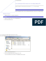 Tech Note 1009 - How To Get The Application Server and Microsoft SQL Versions From The Galaxy Backup File