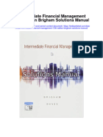 Intermediate Financial Management 13th Edition Brigham Solutions Manual